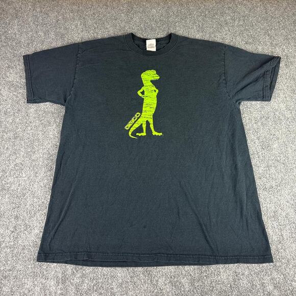 Fruit of the Loom Other - GEICO Gecko mascot promo black t-shirt